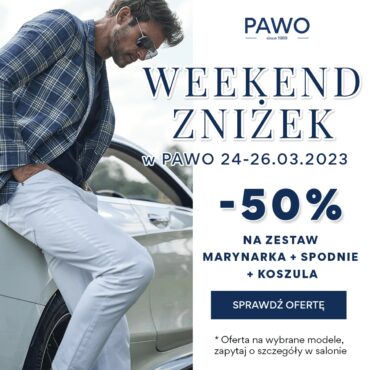 Weekend zniżek w PAWO,  odbierz 50% rabatu na zakupy!