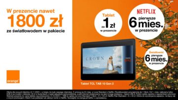 Nawet 1800zł w prezencie ze światłowodem w pakiecie