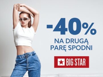 -40% NA DRUGĄ PARĘ SPODNI!