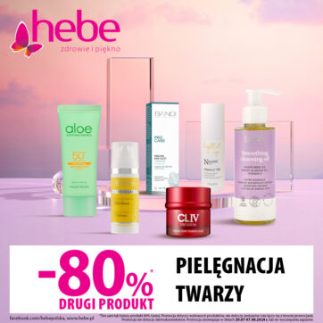 Pielęgnacja twarzy -80% na drugi produkt