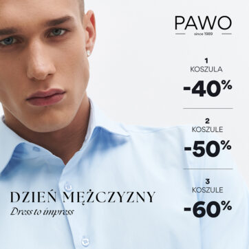 Dzień Mężczyzny w PAWO – koszule do -60%