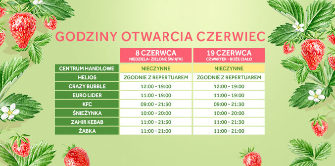 Godziny otwarcia
